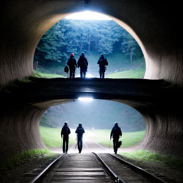 tunel esperanca silhuetas dependencia