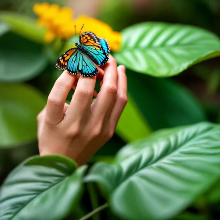 mao borboleta colorida psychoanalise