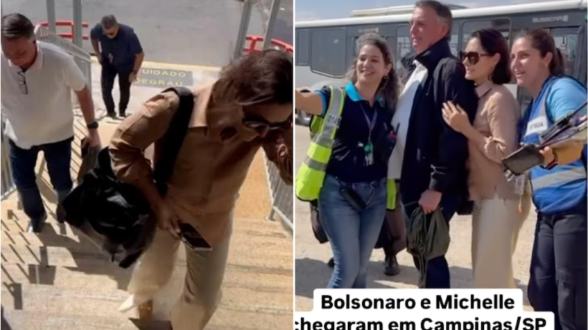 Bolsonaro E Michelle Viajam Para Ribeirão Preto (SP)