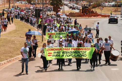 Enfermeiros do DF decretam estado de greve; nova paralisação está marcada para 3 de setembro