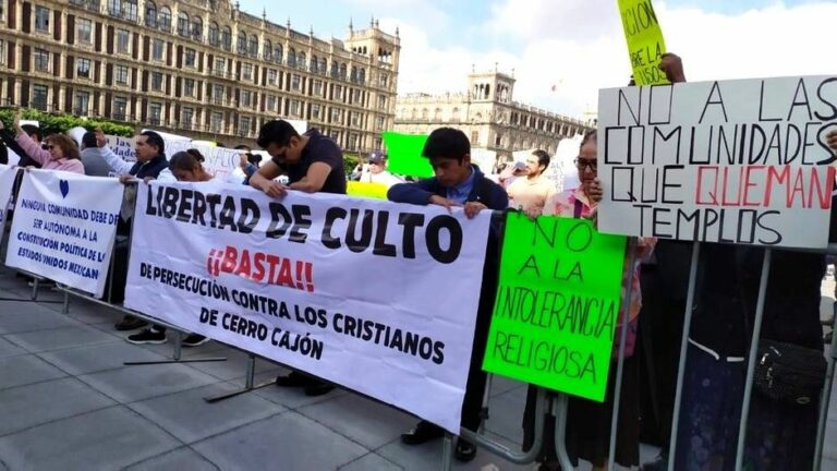 Evangélicos Protestam Contra Violência Religiosa E Deslocamento Forçado No México