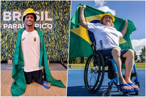 Gabriel Araújo e Beth Gomes: conheça os porta-bandeiras brasileiros na abertura dos Jogos Paralímpicos