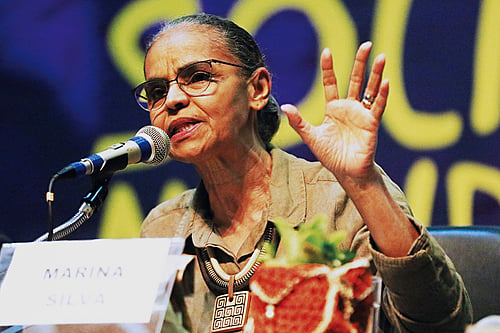 Ministra Marina Silva participa de debate sobre Plano Clima em Porto Alegre, neste sábado (3)