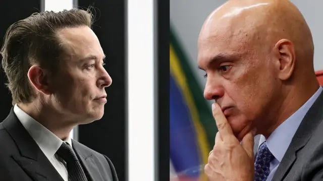 Musk divulga “ordem ilegal” de Moraes, que mandou suspender perfil de senador