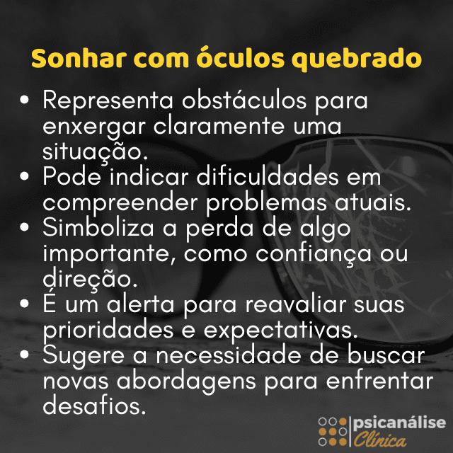 O que significa Sonhar com Óculos