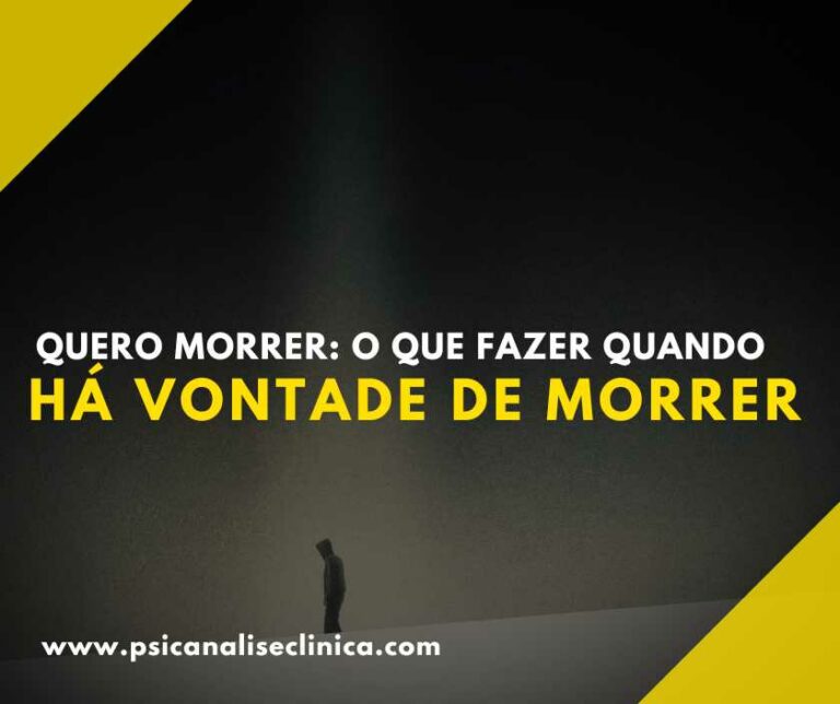 vontade de morrer