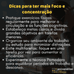 Como ter mais foco e concentração: métodos recomendados