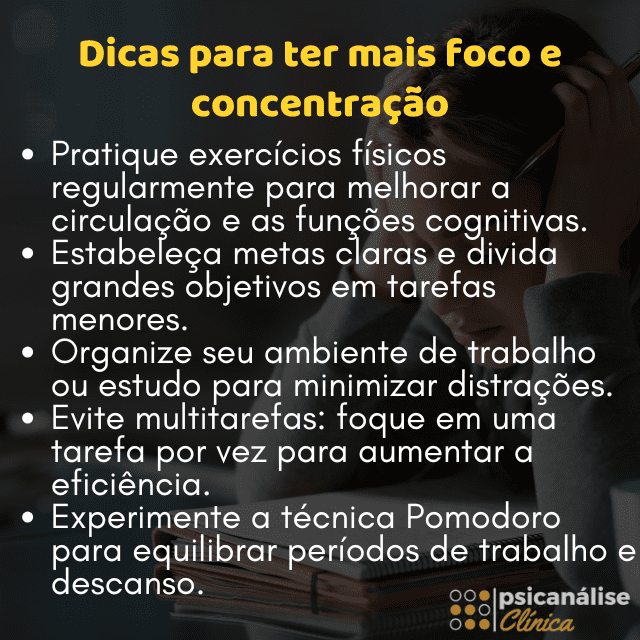 Como ter mais foco e concentração: métodos recomendados