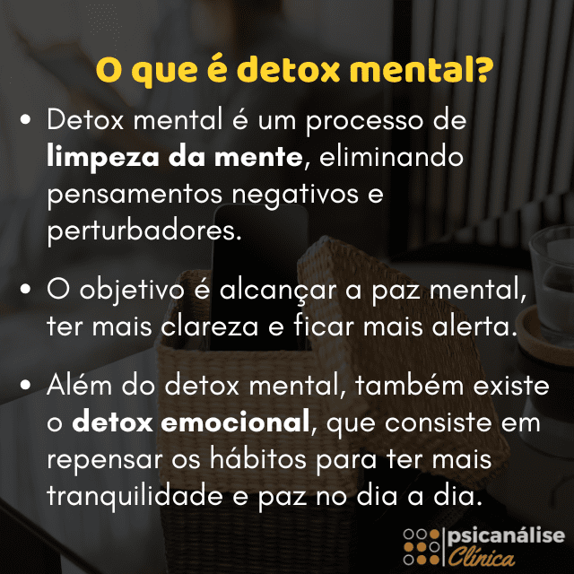 detox mental o que é